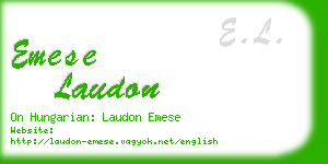 emese laudon business card